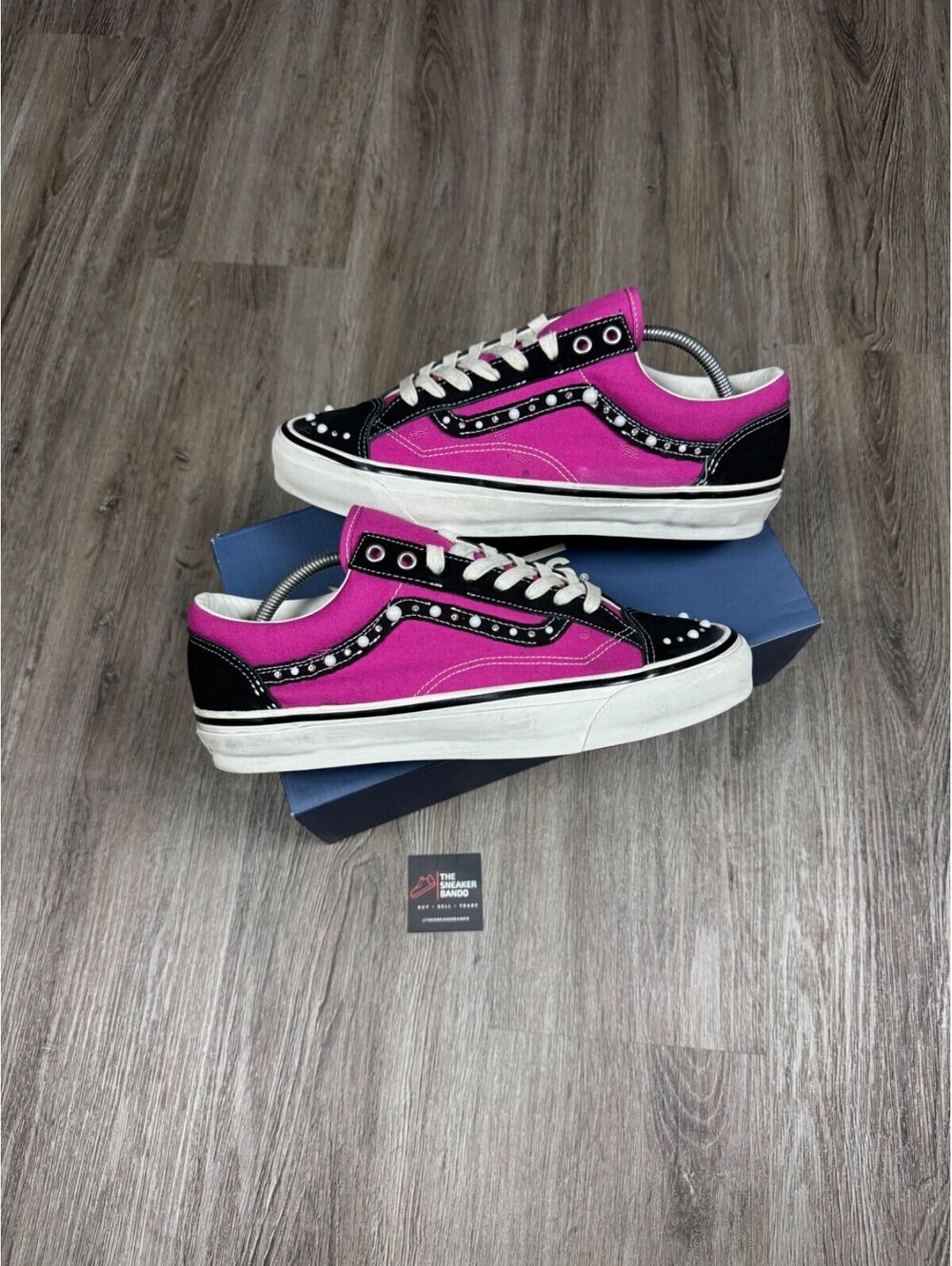 Size 10.5 - Vans Old Skool 36 LX Pearlized Pack - Fuchsia Red